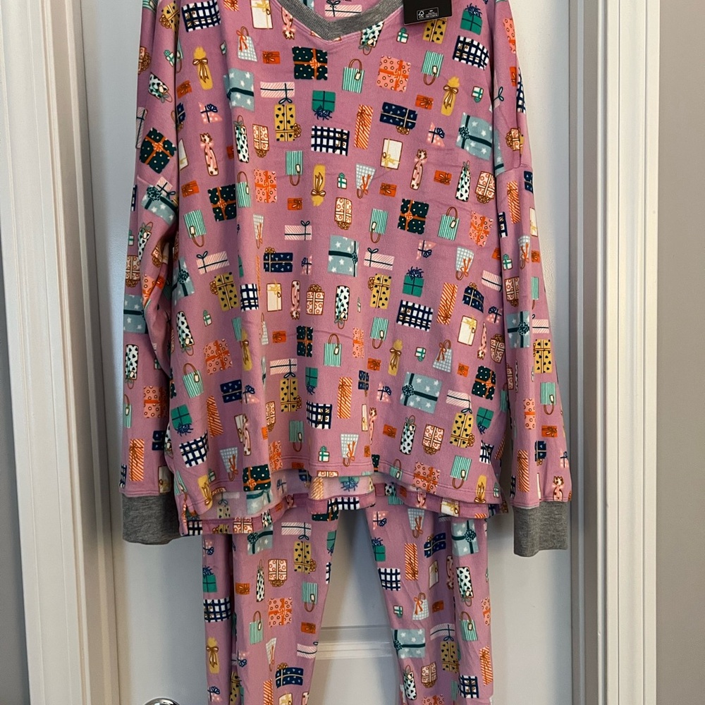 Cuddl Duds CHRISTMAS Pajama Set Intimates & Sleepwear